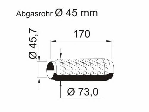 Ernst 460620 Corrugated pipe 460620: Buy near me in Poland at 2407.PL - Good price!