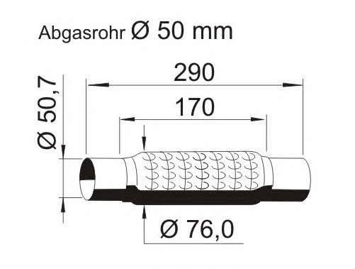 Ernst 464055 Corrugated pipe 464055: Buy near me in Poland at 2407.PL - Good price!
