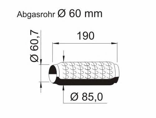 Ernst 464079 Corrugated pipe 464079: Buy near me in Poland at 2407.PL - Good price!
