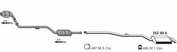 Ernst 040964 Exhaust system 040964: Buy near me in Poland at 2407.PL - Good price!