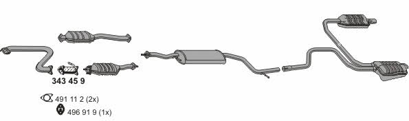 Ernst 031590 Exhaust system 031590: Buy near me in Poland at 2407.PL - Good price!