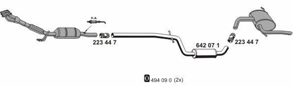  060360 Exhaust system 060360: Buy near me in Poland at 2407.PL - Good price!