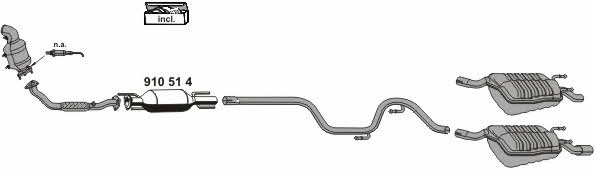 Ernst 110076 Exhaust system 110076: Buy near me at 2407.PL in Poland at an Affordable price!