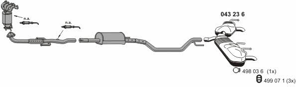 Ernst 050974 Exhaust system 050974: Buy near me in Poland at 2407.PL - Good price!