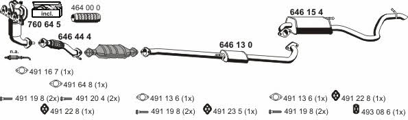 Ernst 250093 Exhaust system 250093: Buy near me at 2407.PL in Poland at an Affordable price!