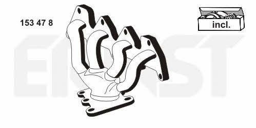 Ernst 153478 Exhaust manifold 153478: Buy near me in Poland at 2407.PL - Good price!