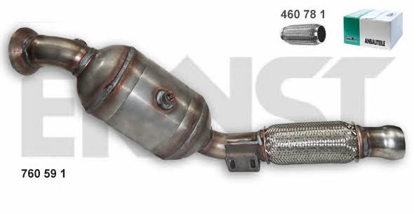 Ernst 760591 Catalytic Converter 760591: Buy near me in Poland at 2407.PL - Good price!