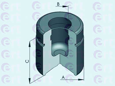 Ert 150983-C Front brake caliper piston 150983C: Buy near me in Poland at 2407.PL - Good price!