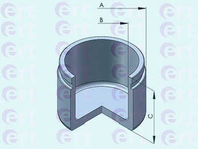 Ert 151036-C Front brake caliper piston 151036C: Buy near me in Poland at 2407.PL - Good price!