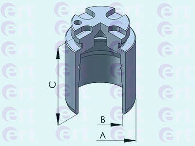 Ert 150984-C Rear brake caliper piston 150984C: Buy near me in Poland at 2407.PL - Good price!