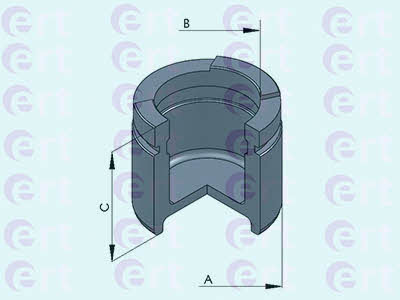 Ert 151143-C Front brake caliper piston 151143C: Buy near me in Poland at 2407.PL - Good price!