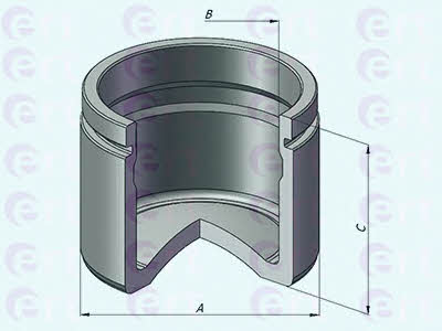 Ert 151199-C Front brake caliper piston 151199C: Buy near me at 2407.PL in Poland at an Affordable price!