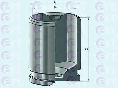 Ert 151175-C Rear brake caliper piston 151175C: Buy near me in Poland at 2407.PL - Good price!