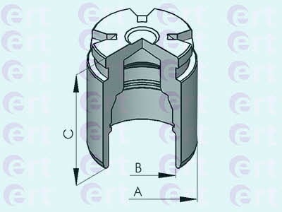 Ert 151171-C Rear brake caliper piston 151171C: Buy near me in Poland at 2407.PL - Good price!