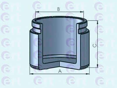 Ert 151176-C Front brake caliper piston 151176C: Buy near me in Poland at 2407.PL - Good price!