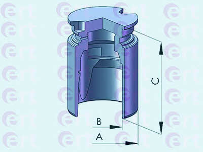 Ert 151181-C Rear brake caliper piston 151181C: Buy near me in Poland at 2407.PL - Good price!