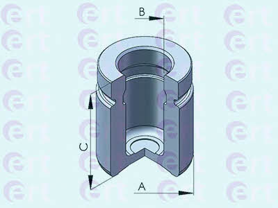 Ert 151211-C Rear brake caliper piston 151211C: Buy near me in Poland at 2407.PL - Good price!