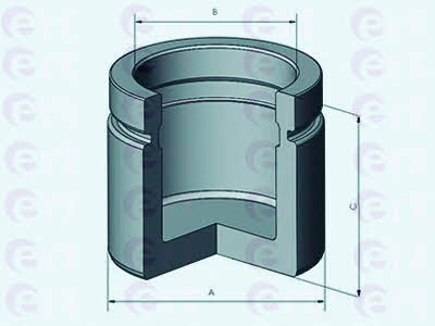 Ert 151344-C Front brake caliper piston 151344C: Buy near me at 2407.PL in Poland at an Affordable price!