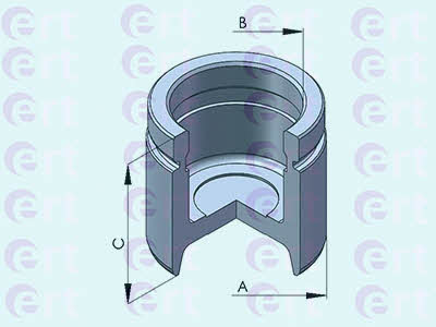 Ert 150594-C Front brake caliper piston 150594C: Buy near me in Poland at 2407.PL - Good price!