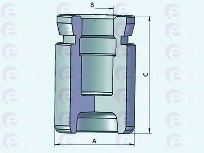 Ert 151252-C Rear brake caliper piston 151252C: Buy near me in Poland at 2407.PL - Good price!