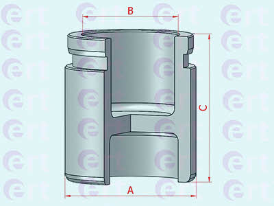 Ert 151148-C Front brake caliper piston 151148C: Buy near me in Poland at 2407.PL - Good price!