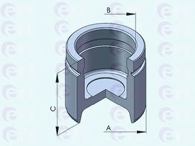 Ert 151264-C Rear brake caliper piston 151264C: Buy near me in Poland at 2407.PL - Good price!