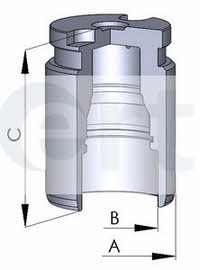 Ert 150400-C Rear brake caliper piston 150400C: Buy near me in Poland at 2407.PL - Good price!