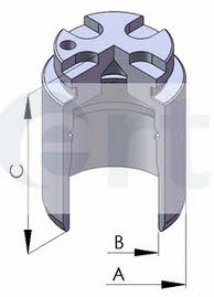 Ert 150525-C Rear brake caliper piston 150525C: Buy near me in Poland at 2407.PL - Good price!