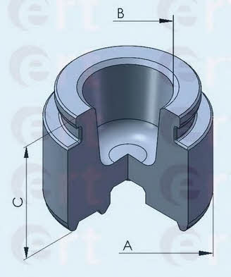 Ert 150788-C Rear brake caliper piston 150788C: Buy near me in Poland at 2407.PL - Good price!