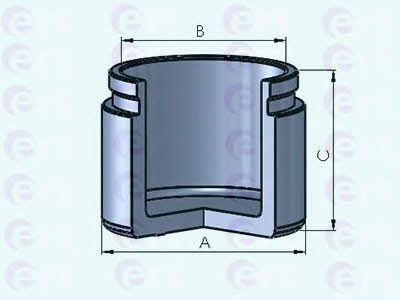 Ert 150839-C Brake caliper piston 150839C: Buy near me in Poland at 2407.PL - Good price!