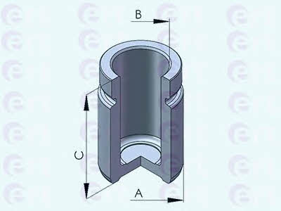 Ert 150872-C Rear brake caliper piston 150872C: Buy near me in Poland at 2407.PL - Good price!