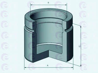 Ert 150932-C Front brake caliper piston 150932C: Buy near me in Poland at 2407.PL - Good price!