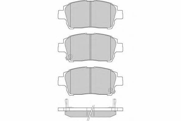 ETF 12-0931 Brake Pad Set, disc brake 120931: Buy near me in Poland at 2407.PL - Good price!