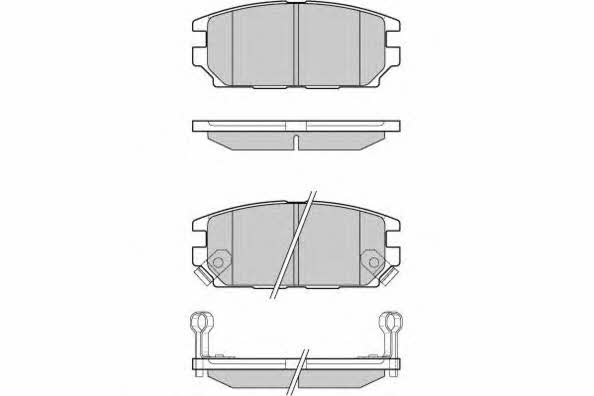 ETF 12-1034 Brake Pad Set, disc brake 121034: Buy near me in Poland at 2407.PL - Good price!