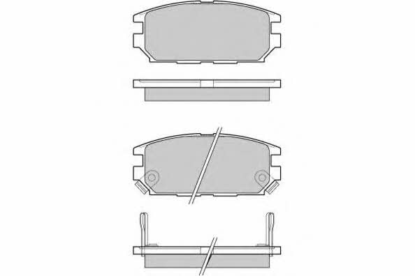 ETF 12-1046 Brake Pad Set, disc brake 121046: Buy near me in Poland at 2407.PL - Good price!