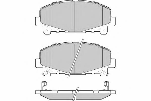 ETF 12-1373 Brake Pad Set, disc brake 121373: Buy near me in Poland at 2407.PL - Good price!