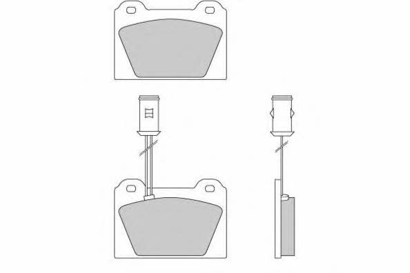 ETF 12-0164 Brake Pad Set, disc brake 120164: Buy near me in Poland at 2407.PL - Good price!