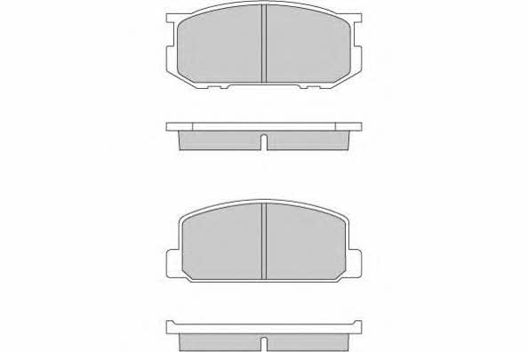 ETF 12-0165 Brake Pad Set, disc brake 120165: Buy near me in Poland at 2407.PL - Good price!