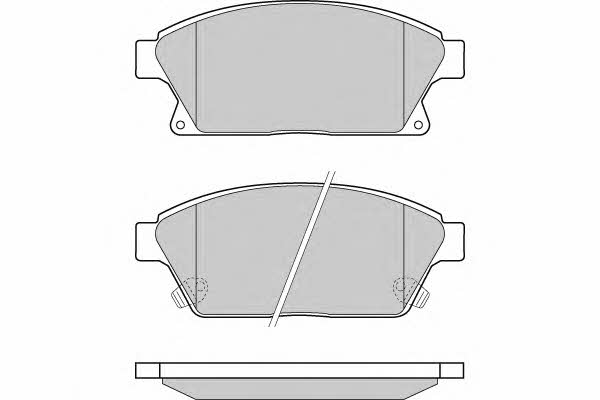 ETF 12-1405 Brake Pad Set, disc brake 121405: Buy near me at 2407.PL in Poland at an Affordable price!