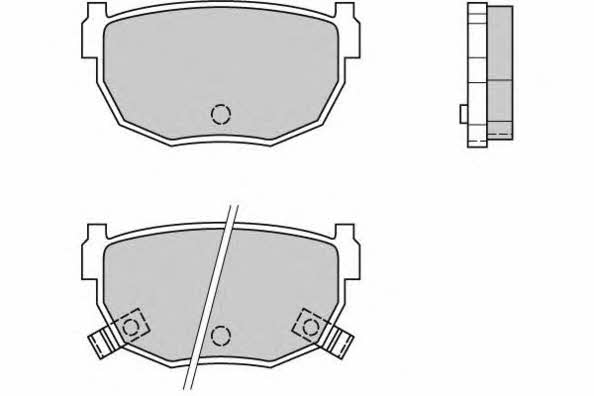 ETF 12-0357 Brake Pad Set, disc brake 120357: Buy near me in Poland at 2407.PL - Good price!