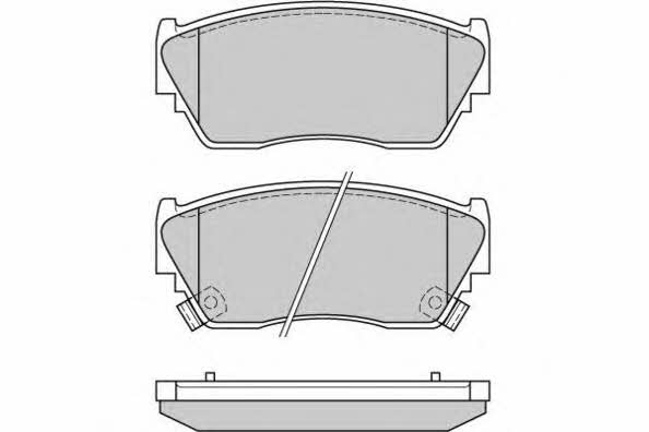 ETF 12-0511 Brake Pad Set, disc brake 120511: Buy near me in Poland at 2407.PL - Good price!