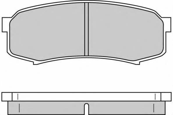 ETF 12-0597 Brake Pad Set, disc brake 120597: Buy near me in Poland at 2407.PL - Good price!