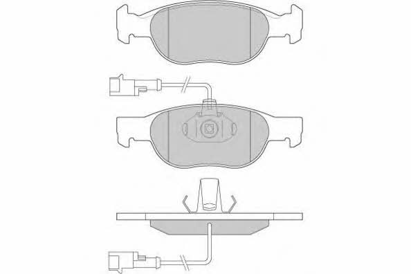 ETF 12-0676 Brake Pad Set, disc brake 120676: Buy near me in Poland at 2407.PL - Good price!