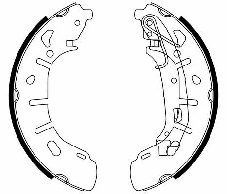 ETF 09-0722 Parking brake shoes 090722: Buy near me at 2407.PL in Poland at an Affordable price!