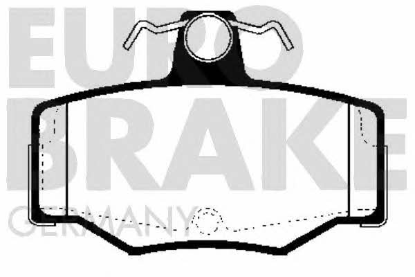 Eurobrake 5502222221 Brake Pad Set, disc brake 5502222221: Buy near me in Poland at 2407.PL - Good price!