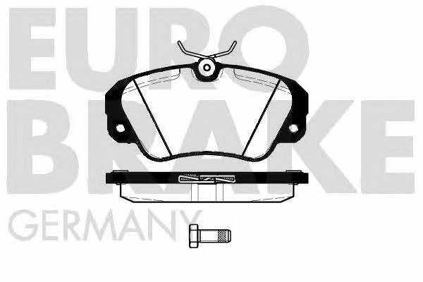 Eurobrake 5502223611 Тормозные колодки дисковые, комплект 5502223611: Отличная цена - Купить в Польше на 2407.PL!