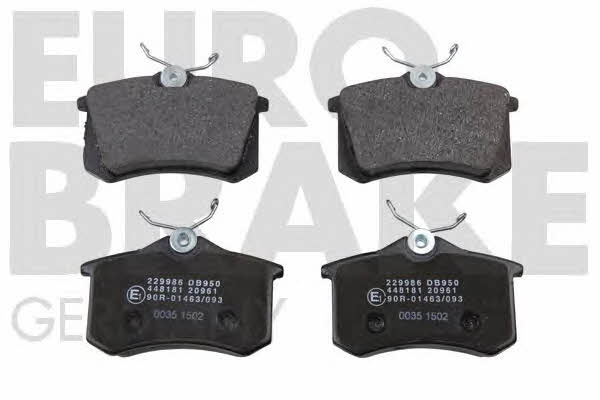 Eurobrake 5502229986 Rear disc brake pads, set 5502229986: Buy near me in Poland at 2407.PL - Good price!