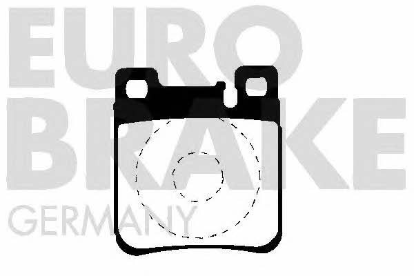 Eurobrake 5502223323 Brake Pad Set, disc brake 5502223323: Buy near me in Poland at 2407.PL - Good price!