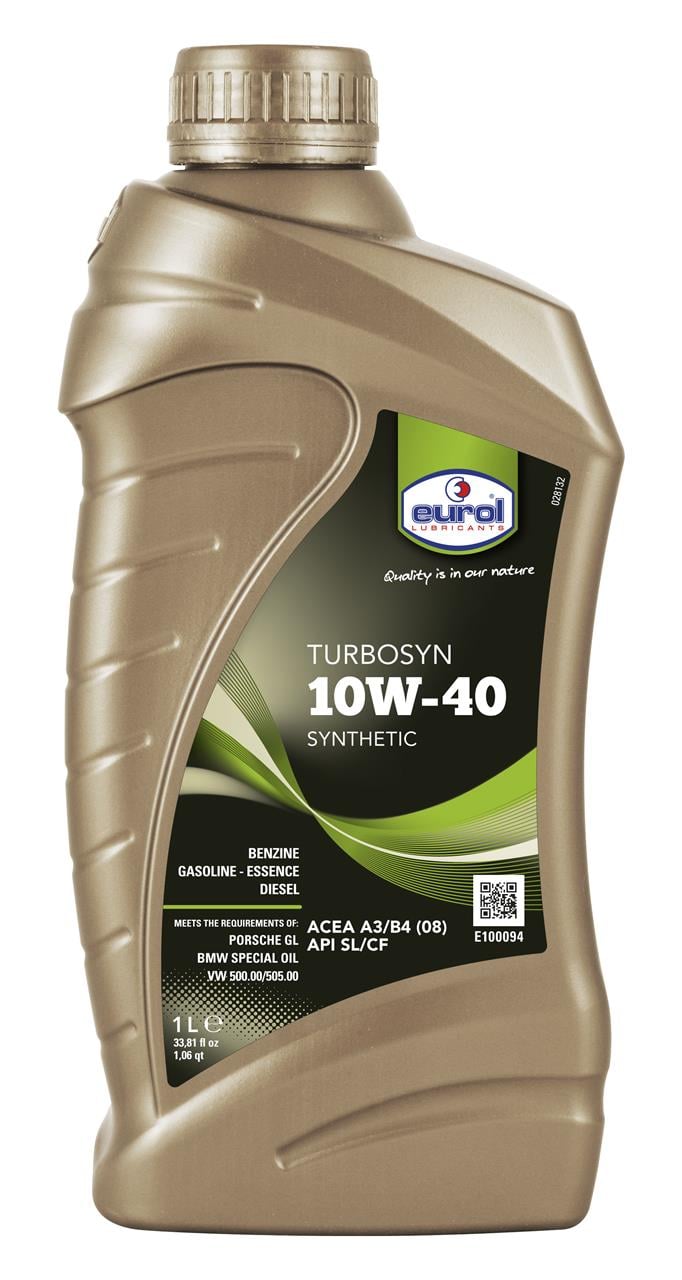 Eurol E100094 - 1L Engine oil Eurol Turbosyn 10W-40, 1L E1000941L: Buy near me at 2407.PL in Poland at an Affordable price!