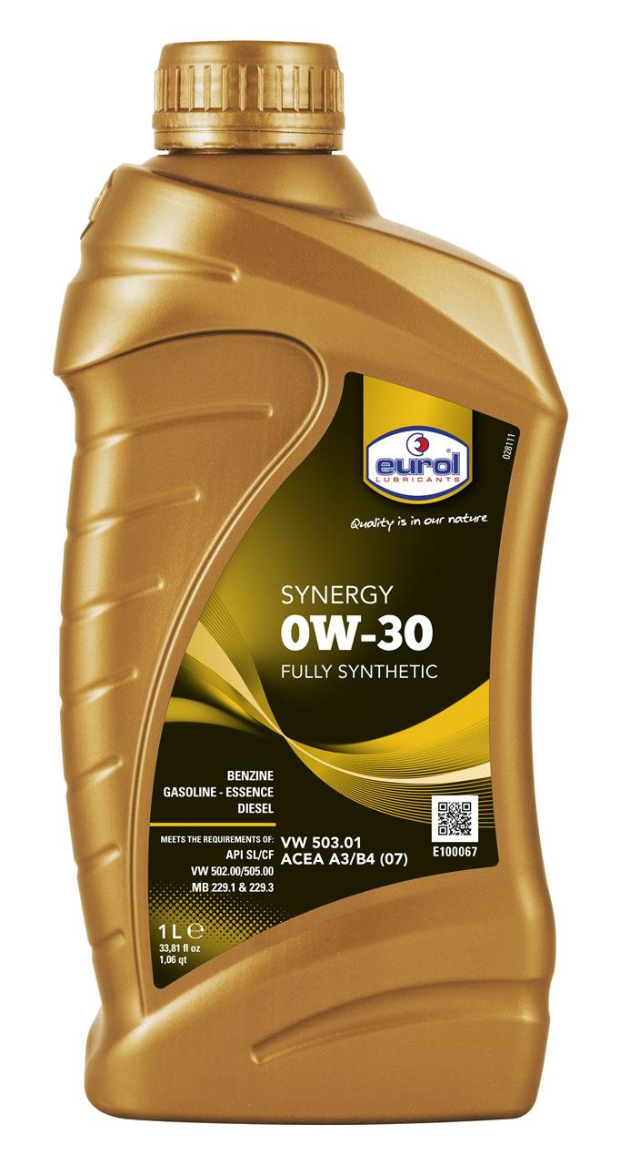 Eurol E100067 - 1L Engine oil Eurol SYNERGY 0W-30, 1L E1000671L: Buy near me in Poland at 2407.PL - Good price!